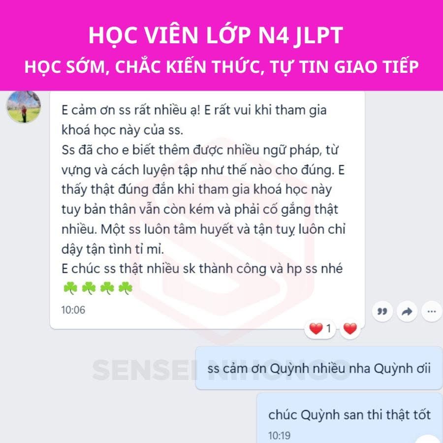 Feedback học viên