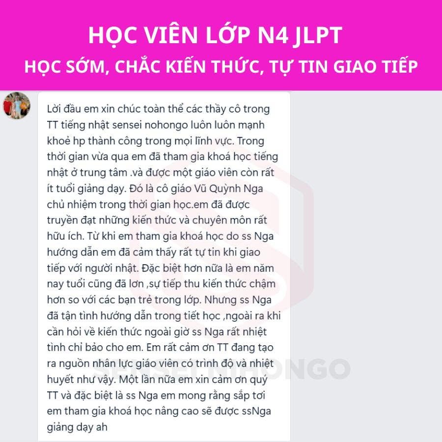 Feedback học viên