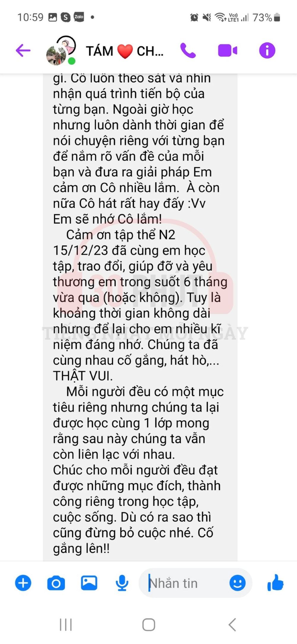 Feedback học viên