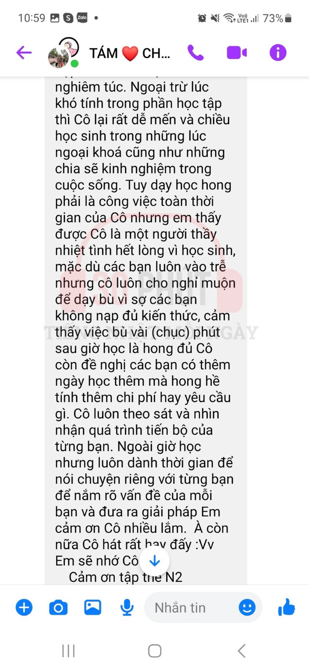 Feedback học viên